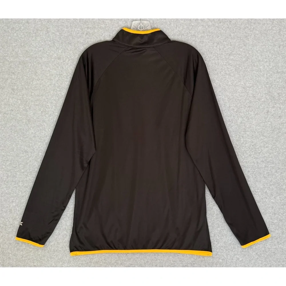 NEW Colorado College Colosseum Athletics 1/4 Zip Sweater Mens Medium Black NWT